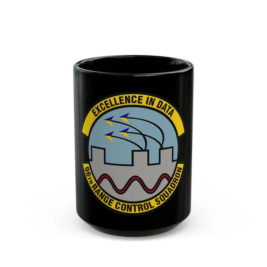 96th Range Control Squadron (U.S. Air Force) Black Coffee Mug-15oz-Go Mug Yourself