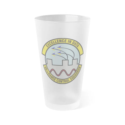 96th Range Control Squadron (U.S. Air Force) Frosted Pint Glass 16oz-16oz-Frosted-Go Mug Yourself