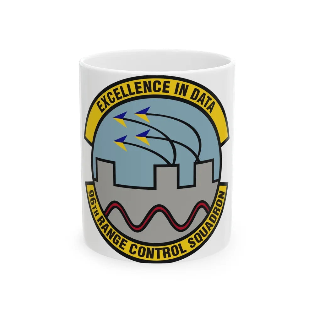 96th Range Control Squadron (U.S. Air Force) White Coffee Mug-11oz-Go Mug Yourself