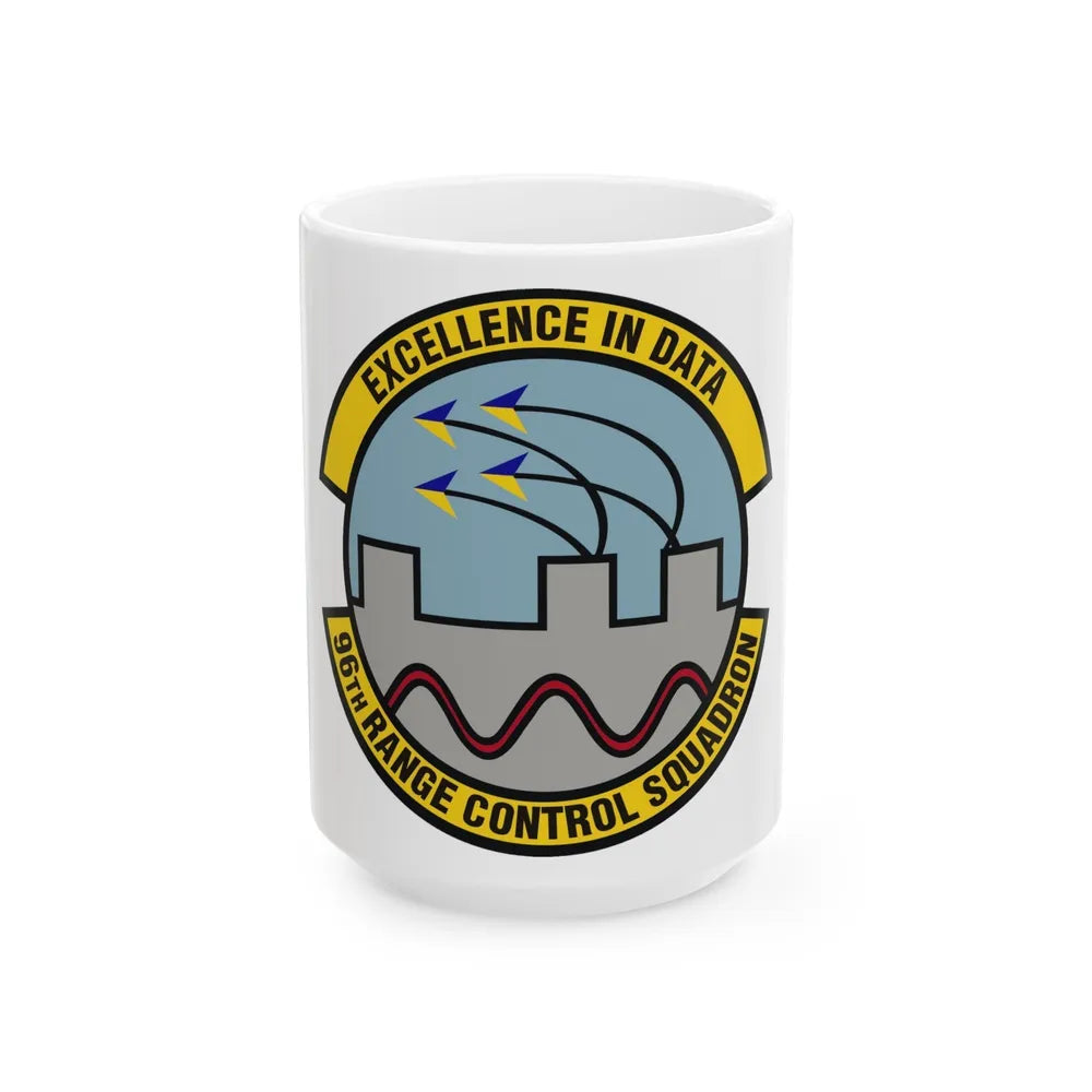 96th Range Control Squadron (U.S. Air Force) White Coffee Mug-15oz-Go Mug Yourself