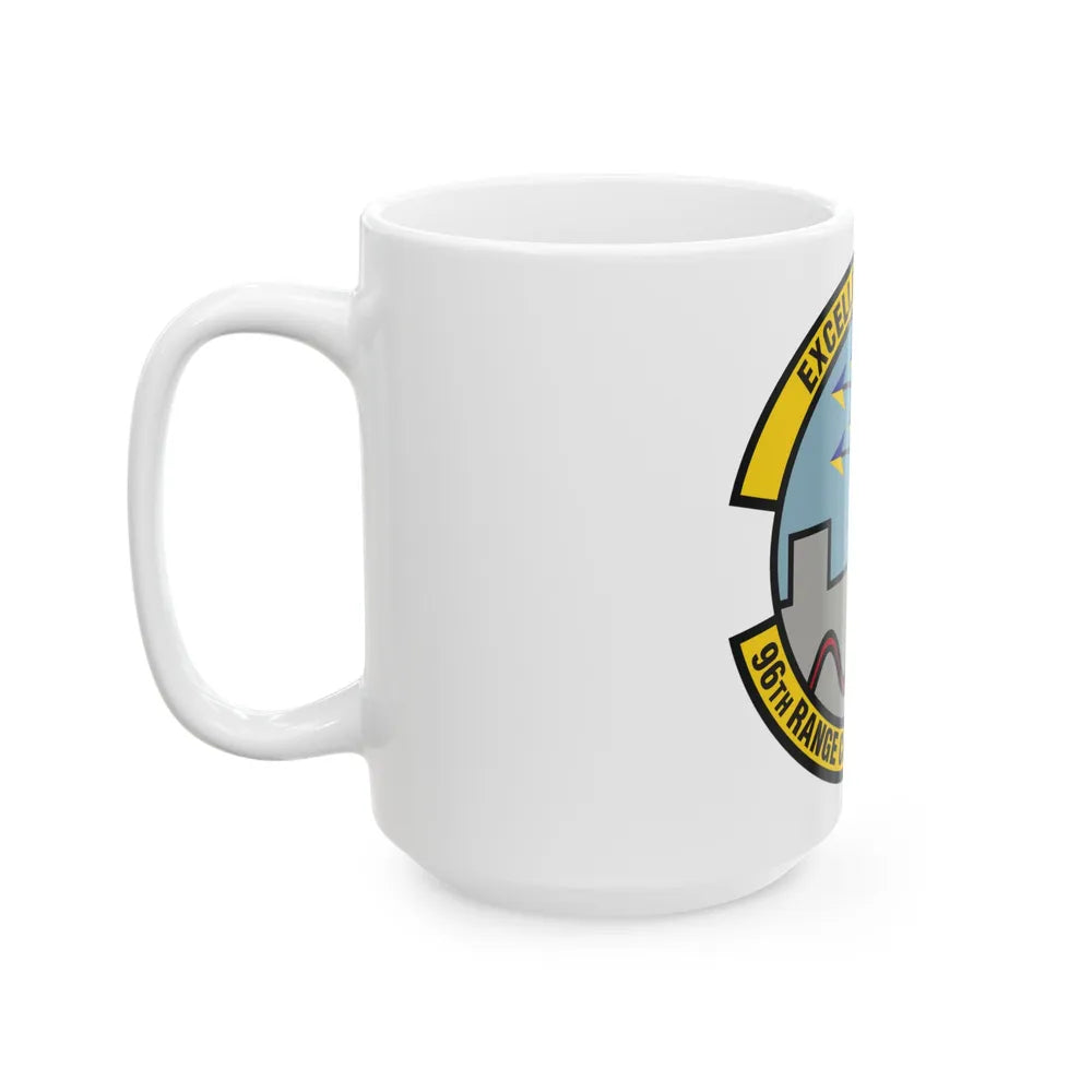 96th Range Control Squadron (U.S. Air Force) White Coffee Mug-Go Mug Yourself