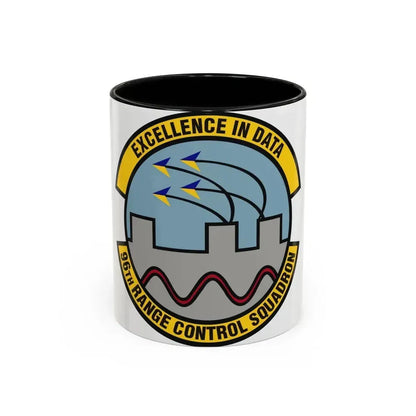 96th Range Control Squadron (U.S. Air Force) Accent Coffee Mug 11oz Black - Go Mug Yourself