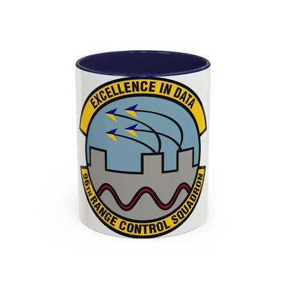 96th Range Control Squadron (U.S. Air Force) Accent Coffee Mug 11oz Navy - Go Mug Yourself
