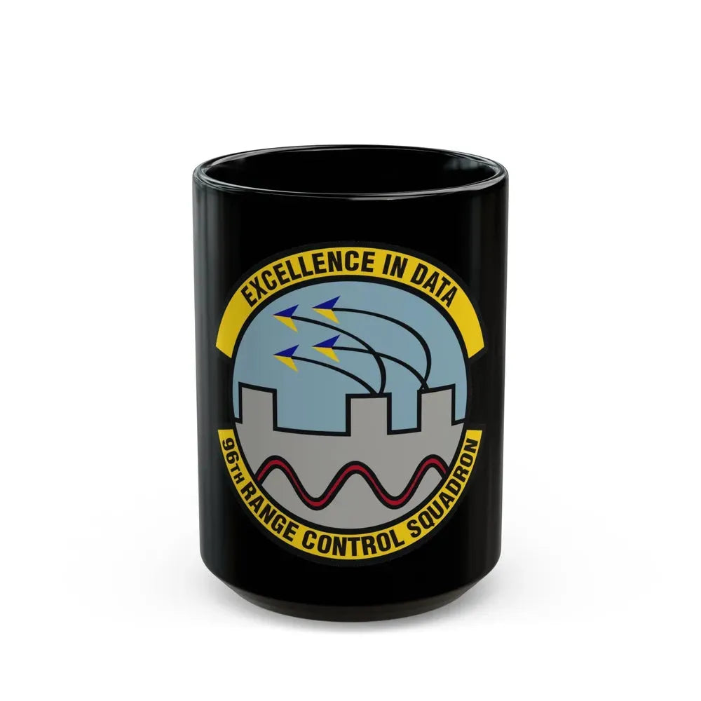 96th Range Control Squadron (U.S. Air Force) Black Coffee Mug 15oz - Go Mug Yourself