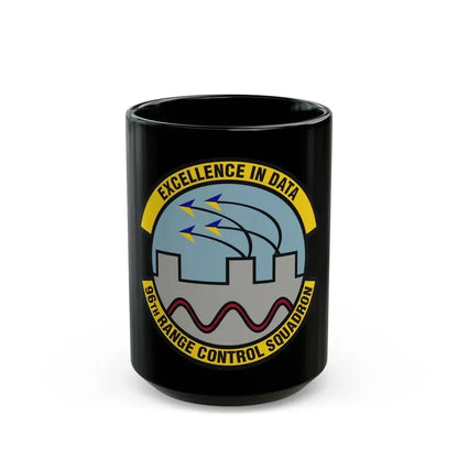 96th Range Control Squadron (U.S. Air Force) Black Coffee Mug 15oz - Go Mug Yourself