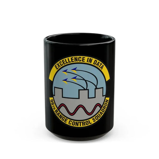 96th Range Control Squadron (U.S. Air Force) Black Coffee Mug 15oz - Go Mug Yourself