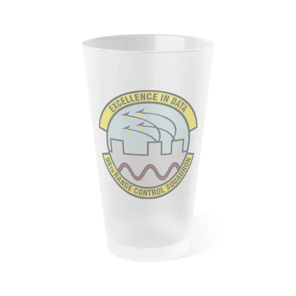 96th Range Control Squadron (U.S. Air Force) Frosted Pint Glass 16oz 16oz Frosted - Go Mug Yourself
