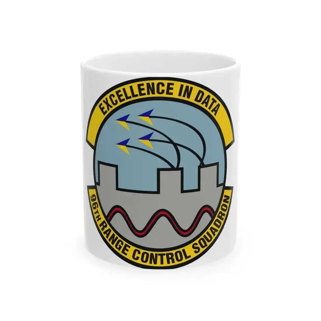 96th Range Control Squadron (U.S. Air Force) White Coffee Mug 11oz - Go Mug Yourself