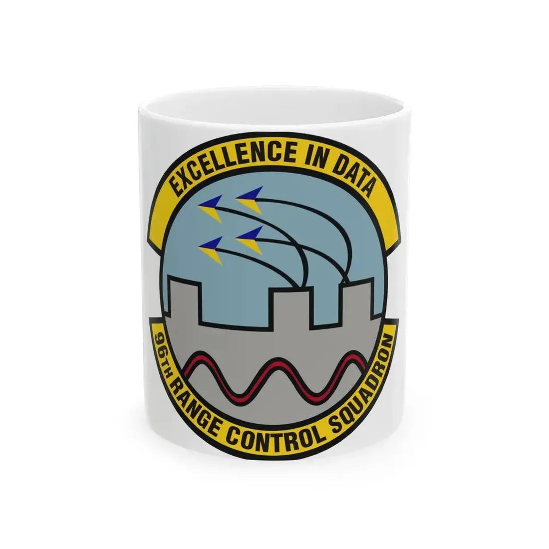 96th Range Control Squadron (U.S. Air Force) White Coffee Mug 11oz - Go Mug Yourself