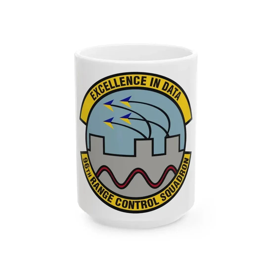 96th Range Control Squadron (U.S. Air Force) White Coffee Mug 15oz - Go Mug Yourself