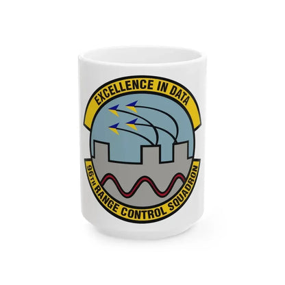 96th Range Control Squadron (U.S. Air Force) White Coffee Mug 15oz - Go Mug Yourself