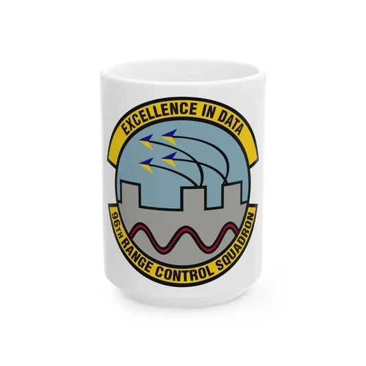 96th Range Control Squadron (U.S. Air Force) White Coffee Mug 15oz - Go Mug Yourself