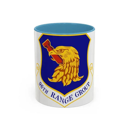 96th Range Group (U.S. Air Force) Accent Coffee Mug 11oz Light Blue - Go Mug Yourself