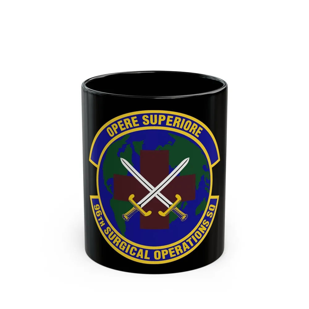 96th Surgical Operations Squadron (U.S. Air Force) Black Coffee Mug-11oz-Go Mug Yourself