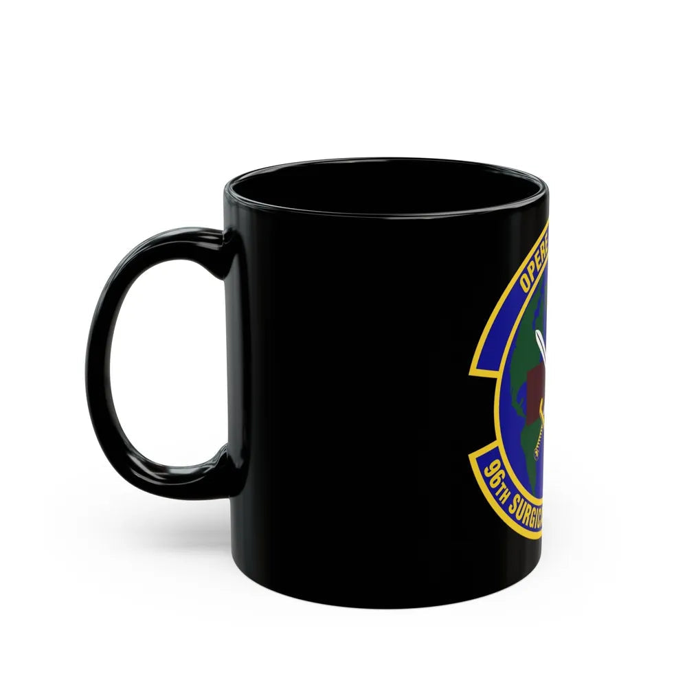 96th Surgical Operations Squadron (U.S. Air Force) Black Coffee Mug-Go Mug Yourself