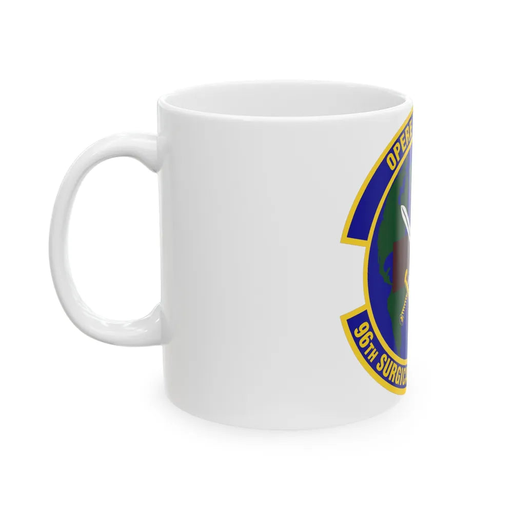 96th Surgical Operations Squadron (U.S. Air Force) White Coffee Mug-Go Mug Yourself