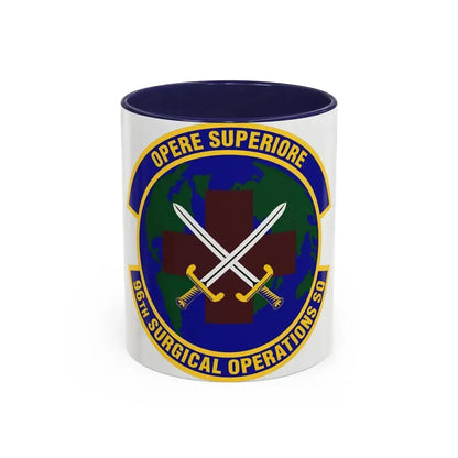 96th Surgical Operations Squadron (U.S. Air Force) Accent Coffee Mug 11oz Navy - Go Mug Yourself