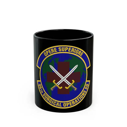 96th Surgical Operations Squadron (U.S. Air Force) Black Coffee Mug 11oz - Go Mug Yourself