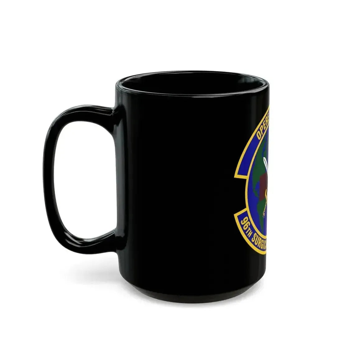 96th Surgical Operations Squadron (U.S. Air Force) Black Coffee Mug - Go Mug Yourself
