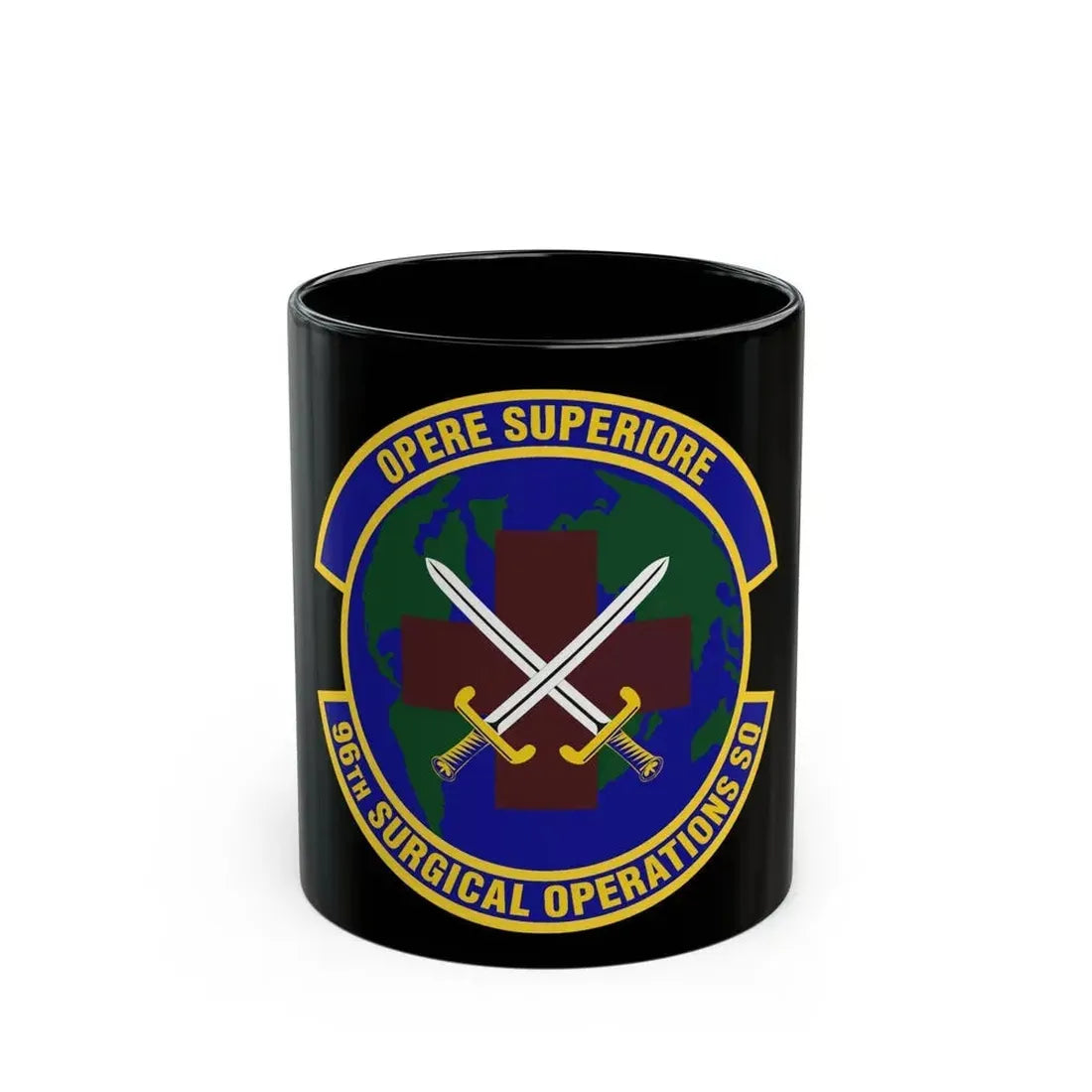 96th Surgical Operations Squadron (U.S. Air Force) Black Coffee Mug - Go Mug Yourself