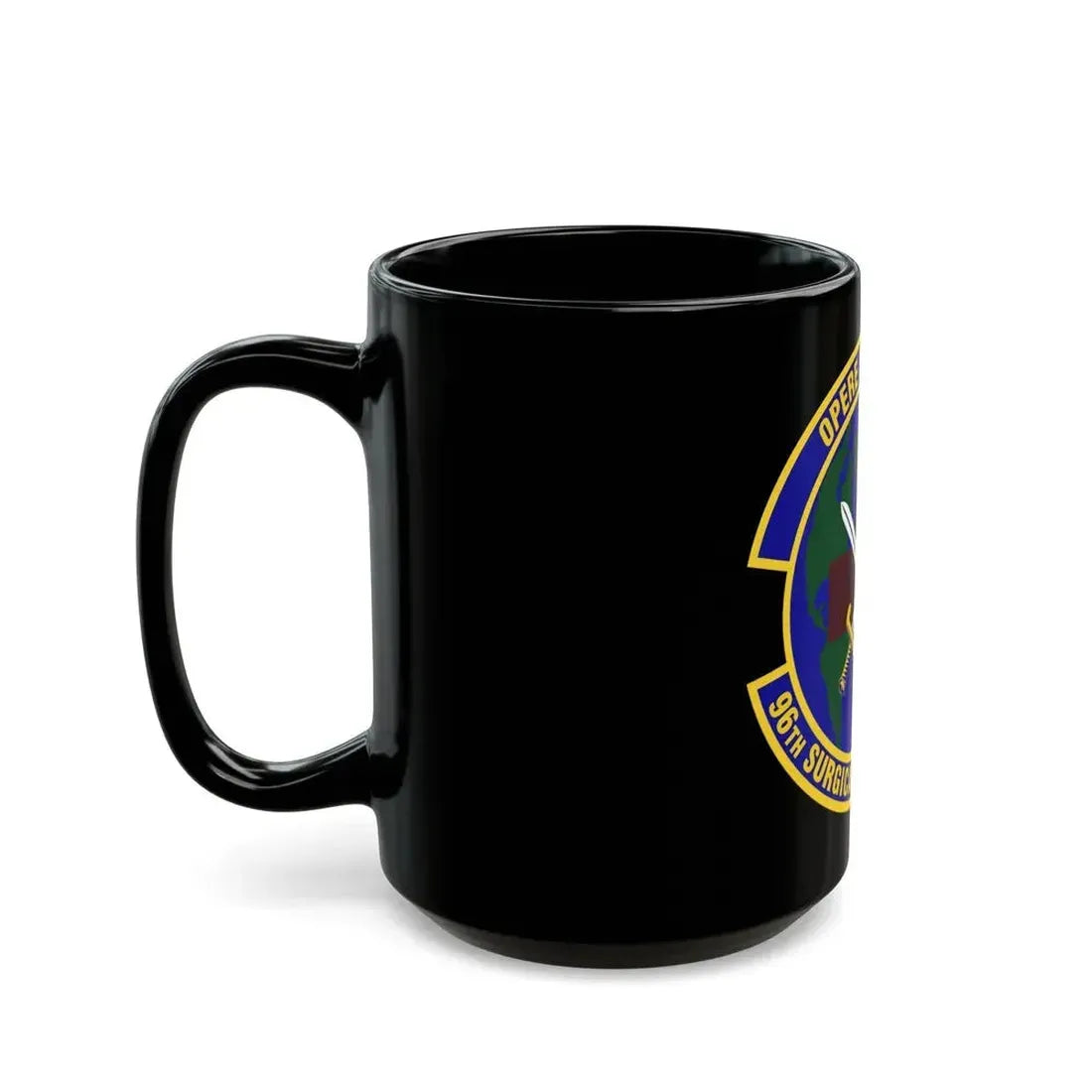 96th Surgical Operations Squadron (U.S. Air Force) Black Coffee Mug - Go Mug Yourself