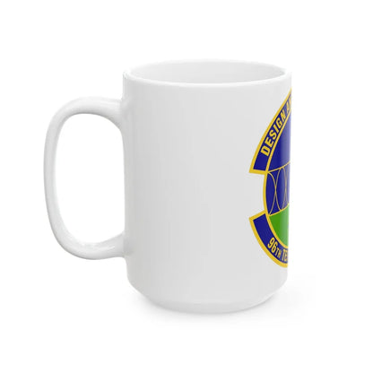 96th Test Support Squadron (U.S. Air Force) White Coffee Mug-Go Mug Yourself