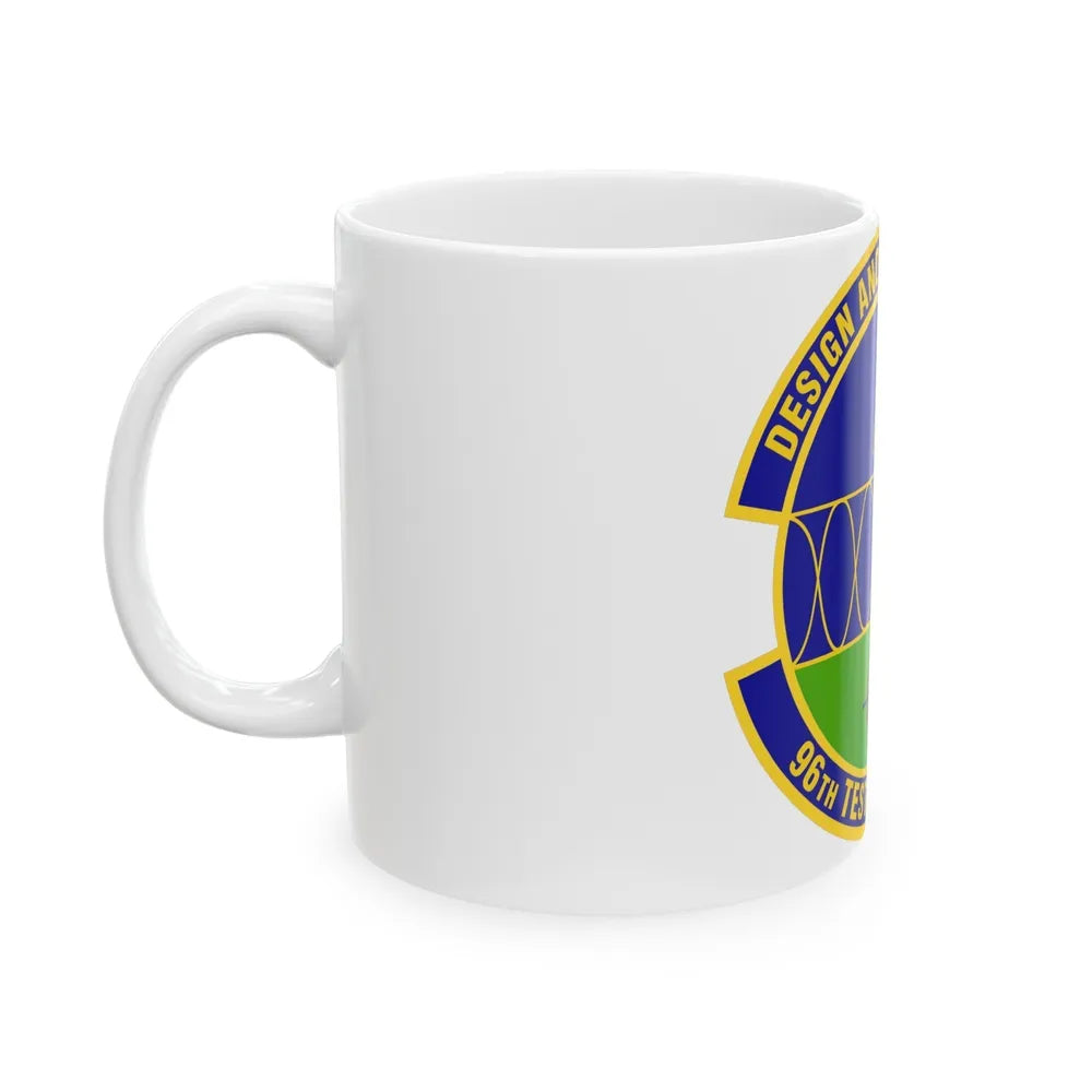 96th Test Support Squadron (U.S. Air Force) White Coffee Mug-Go Mug Yourself