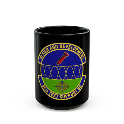 96th Test Support Squadron (U.S. Air Force) Black Coffee Mug 15oz - Go Mug Yourself