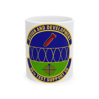 96th Test Support Squadron (U.S. Air Force) White Coffee Mug 11oz - Go Mug Yourself