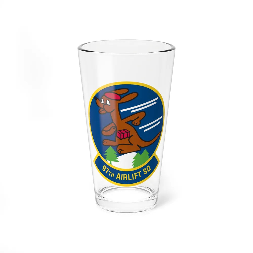 97 Airlift Squadron AFRC (U.S. Air Force) Pint Glass 16oz-16oz-Go Mug Yourself