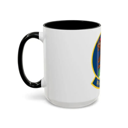 97 Airlift Squadron AFRC (U.S. Air Force) Accent Coffee Mug - Go Mug Yourself