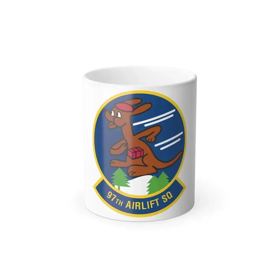 97 Airlift Squadron AFRC (U.S. Air Force) Color Changing Coffee Mug 11oz - Go Mug Yourself