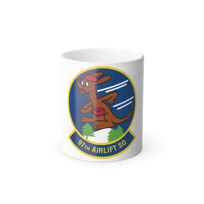 97 Airlift Squadron AFRC (U.S. Air Force) Color Changing Coffee Mug 11oz - Go Mug Yourself