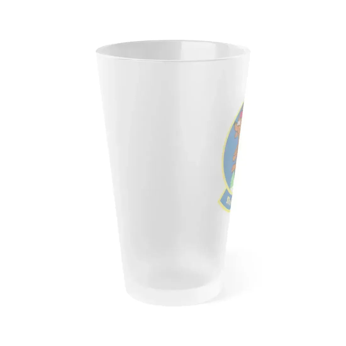 97 Airlift Squadron AFRC (U.S. Air Force) Frosted Pint Glass 16oz - Go Mug Yourself