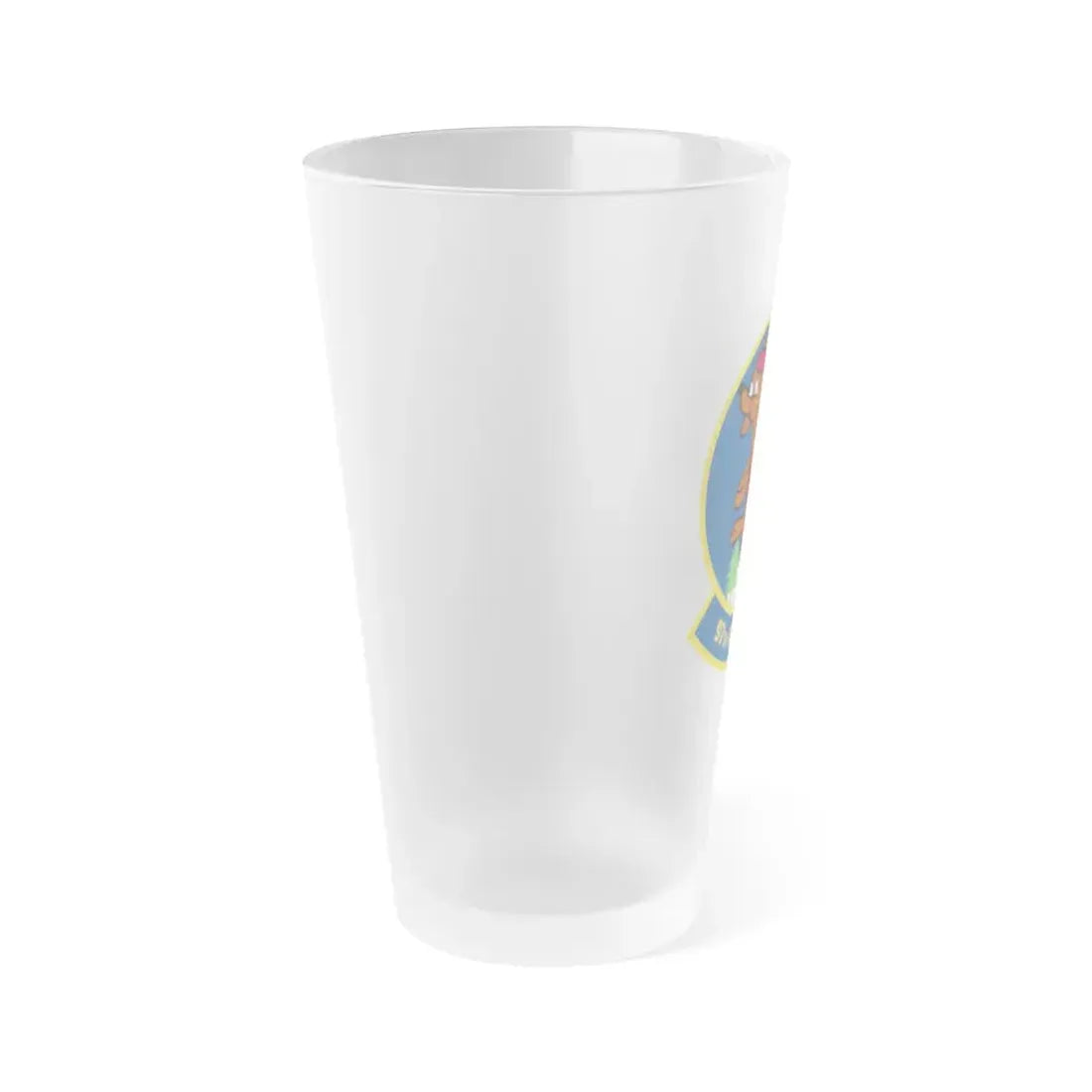97 Airlift Squadron AFRC (U.S. Air Force) Frosted Pint Glass 16oz - Go Mug Yourself