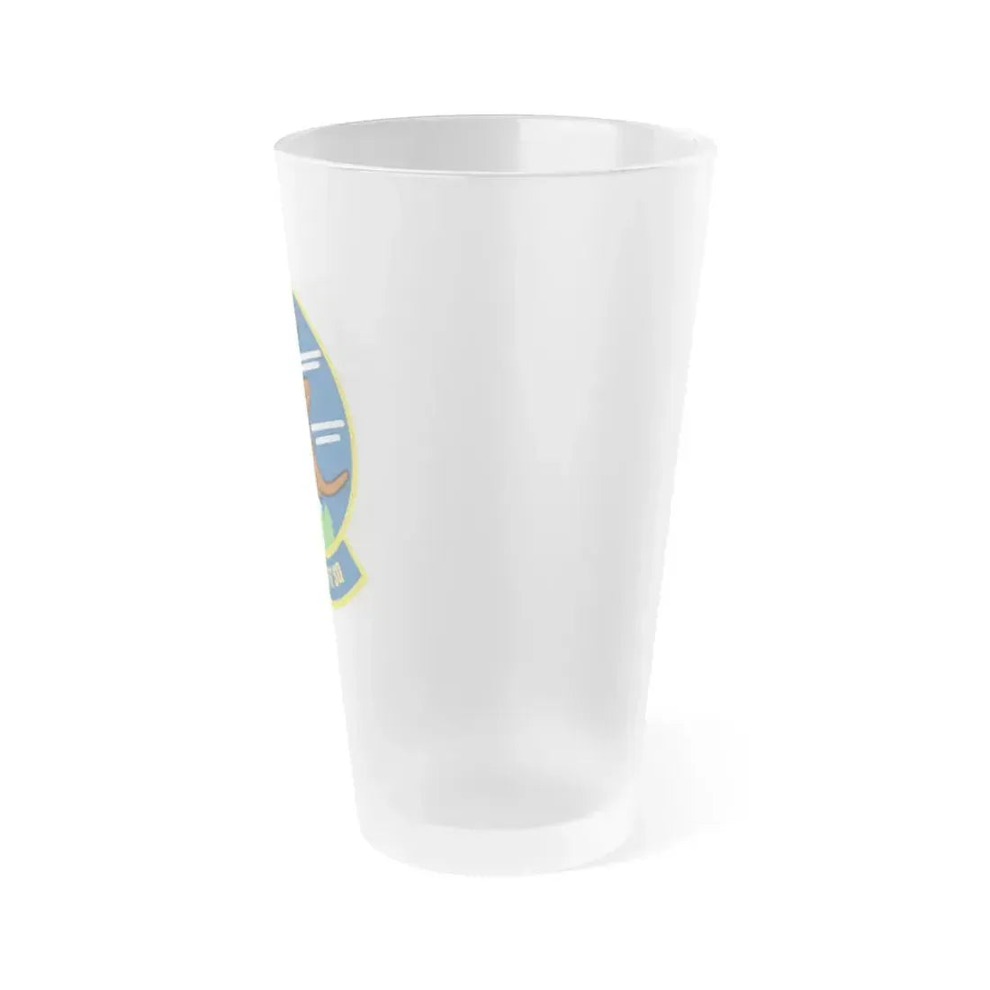 97 Airlift Squadron AFRC (U.S. Air Force) Frosted Pint Glass 16oz - Go Mug Yourself