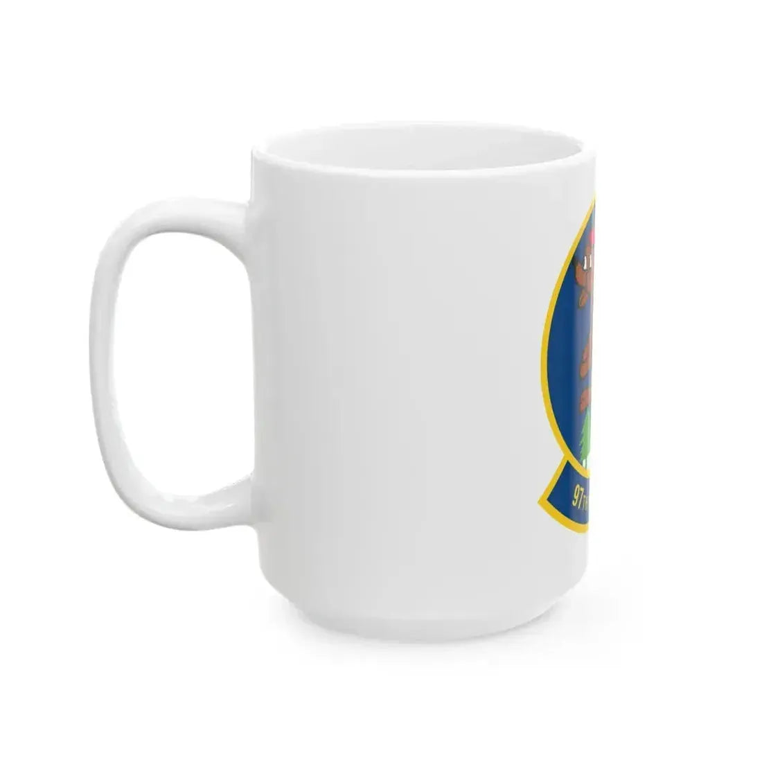 97 Airlift Squadron AFRC (U.S. Air Force) White Coffee Mug - Go Mug Yourself