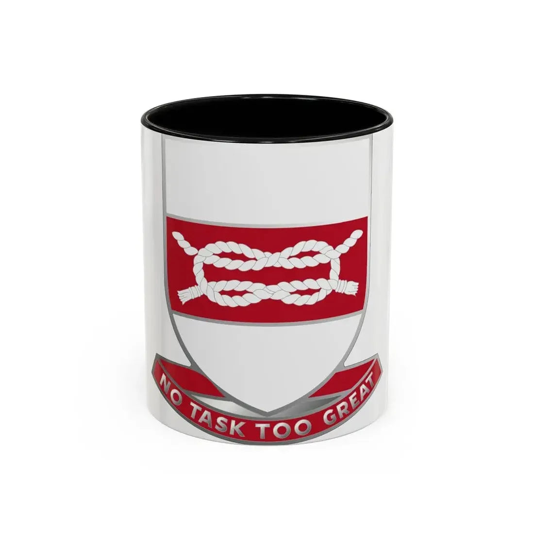 97 Engineer Battalion (U.S. Army) Accent Coffee Mug 11oz Black - Go Mug Yourself