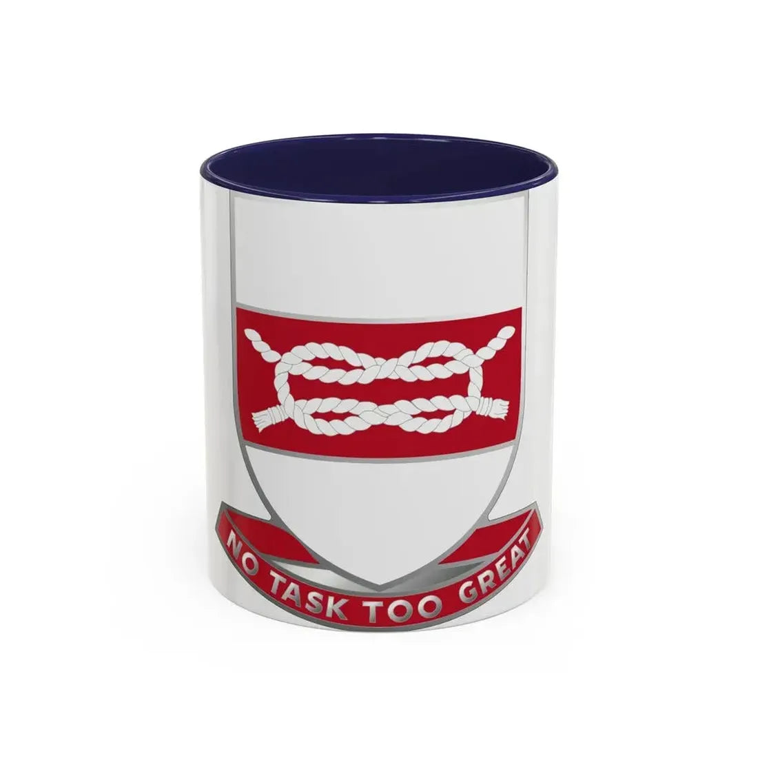 97 Engineer Battalion (U.S. Army) Accent Coffee Mug 11oz Navy - Go Mug Yourself