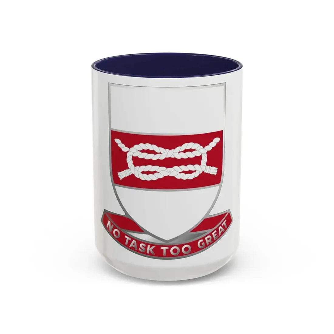 97 Engineer Battalion (U.S. Army) Accent Coffee Mug 15oz Navy - Go Mug Yourself