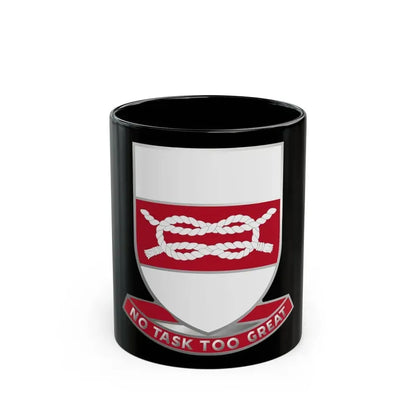 97 Engineer Battalion (U.S. Army) Black Coffee Mug 11oz - Go Mug Yourself