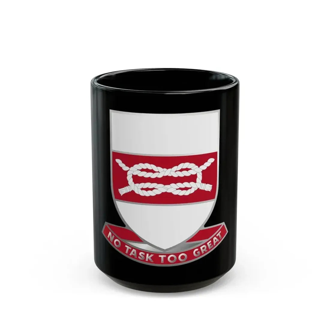 97 Engineer Battalion (U.S. Army) Black Coffee Mug 15oz - Go Mug Yourself