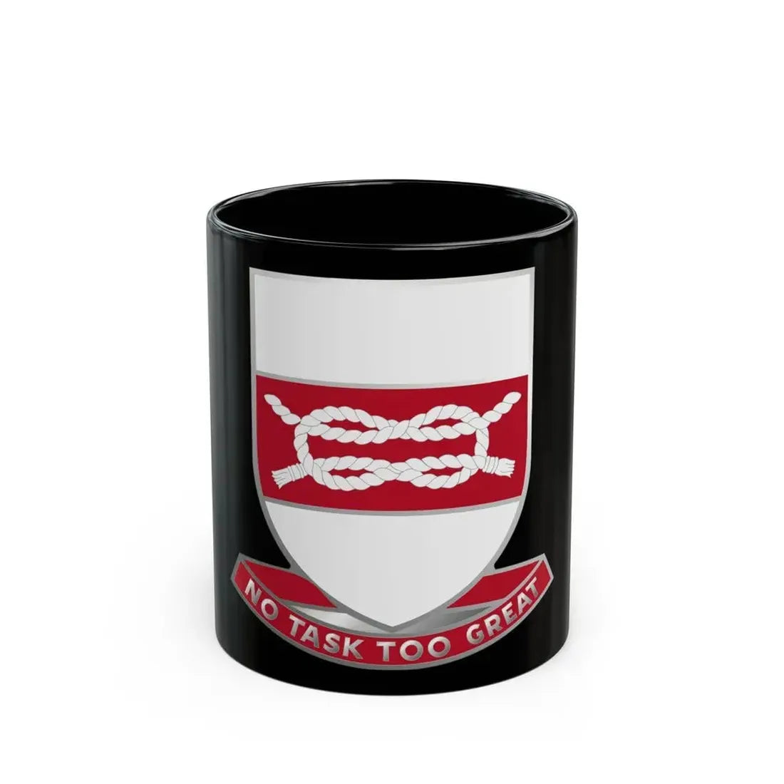 97 Engineer Battalion (U.S. Army) Black Coffee Mug - Go Mug Yourself