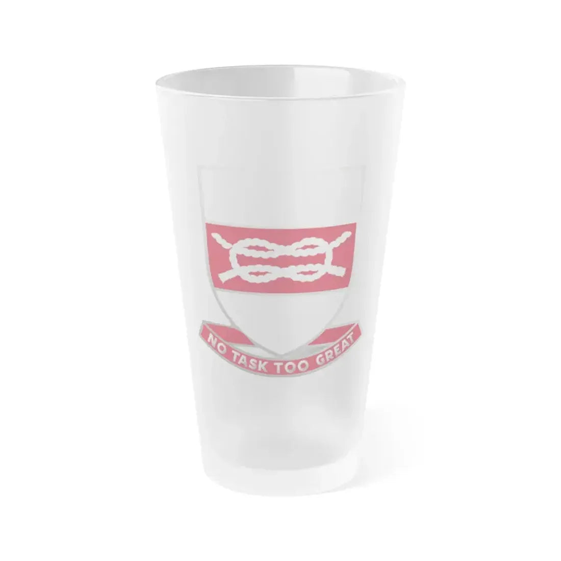 97 Engineer Battalion (U.S. Army) Frosted Pint Glass 16oz Default Title - Go Mug Yourself