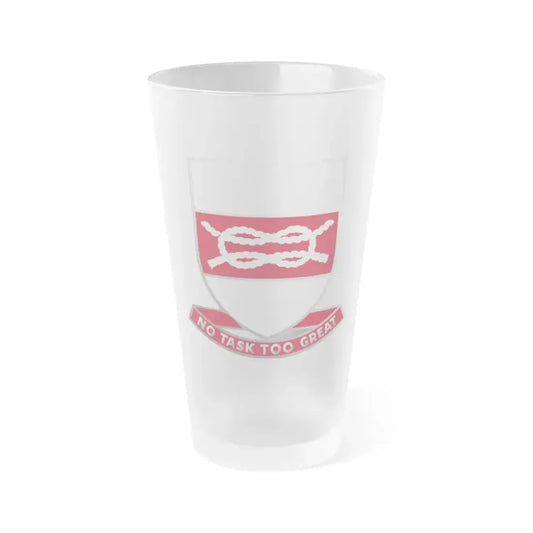 97 Engineer Battalion (U.S. Army) Frosted Pint Glass 16oz Default Title - Go Mug Yourself