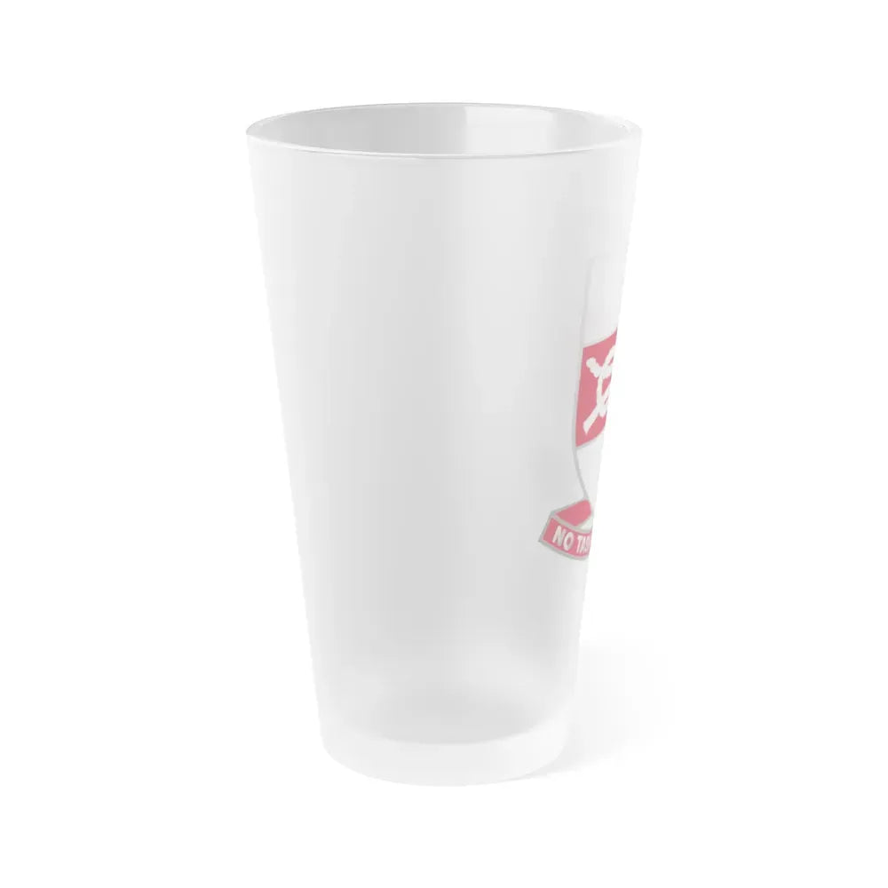 97 Engineer Battalion (U.S. Army) Frosted Pint Glass 16oz - Go Mug Yourself