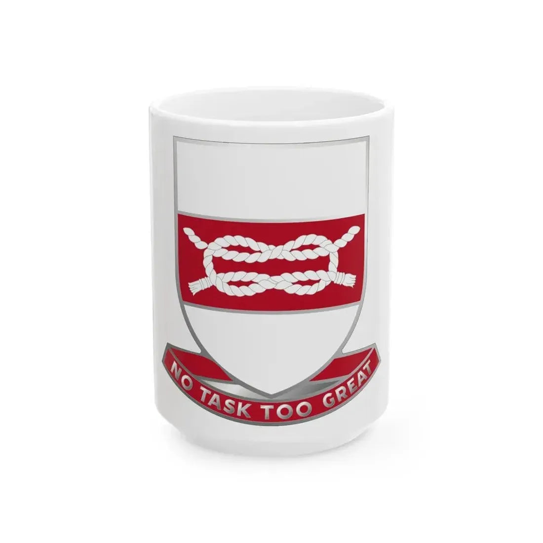 97 Engineer Battalion (U.S. Army) White Coffee Mug 15oz - Go Mug Yourself