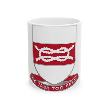 97 Engineer Battalion (U.S. Army) White Coffee Mug - Go Mug Yourself