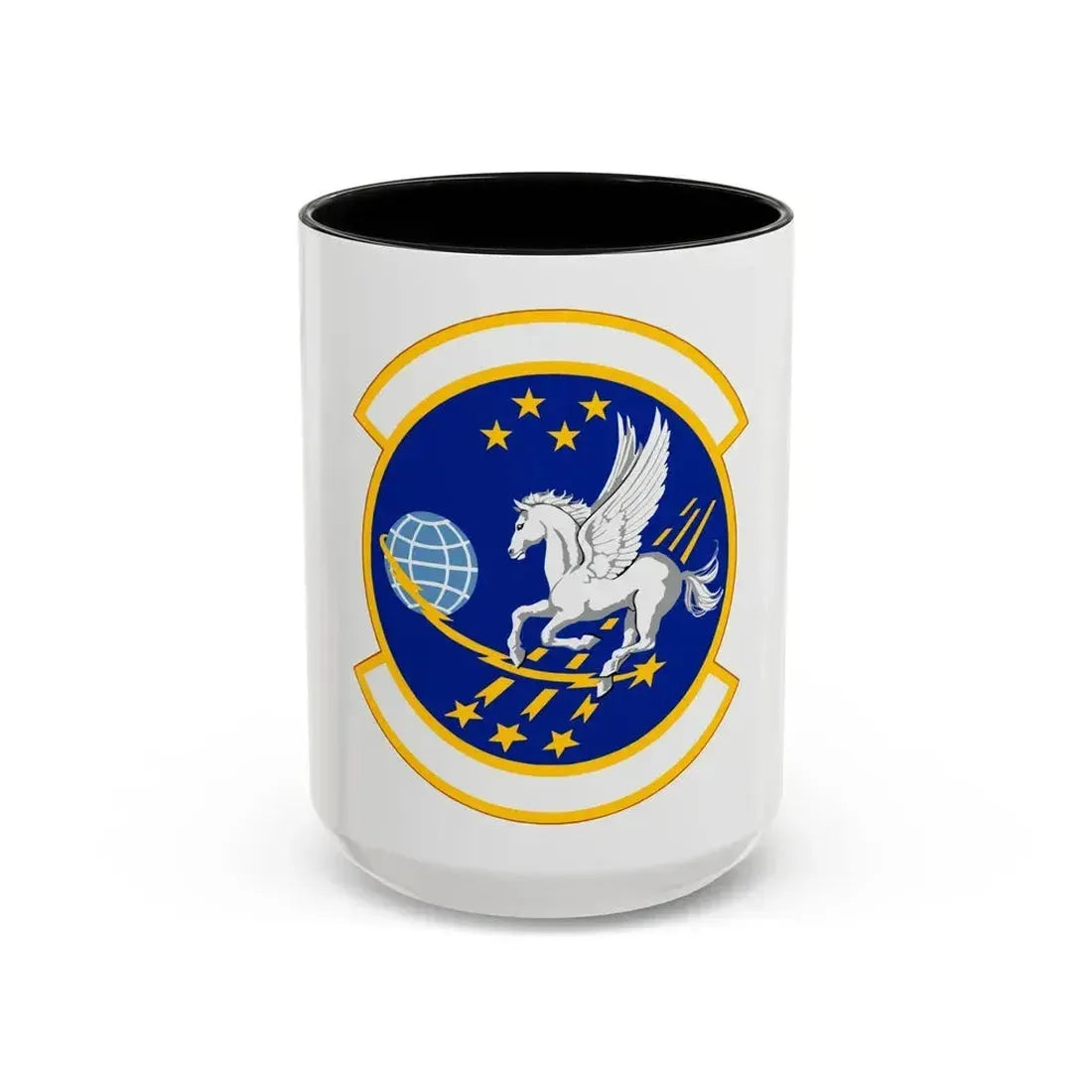 97 Intelligence Squadron ACC (U.S. Air Force) Accent Coffee Mug 15oz Black - Go Mug Yourself