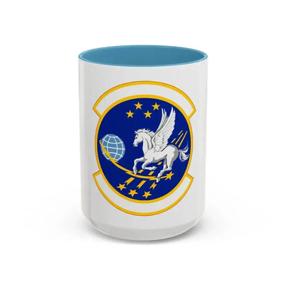 97 Intelligence Squadron ACC (U.S. Air Force) Accent Coffee Mug 15oz Light Blue - Go Mug Yourself